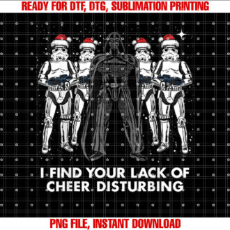 Star Wars Vader Trooper Lack Cheer Christmas Graphic T-shirt