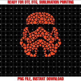 Star Wars Valentines Day Stormtrooper Mini Hearts T-shirt