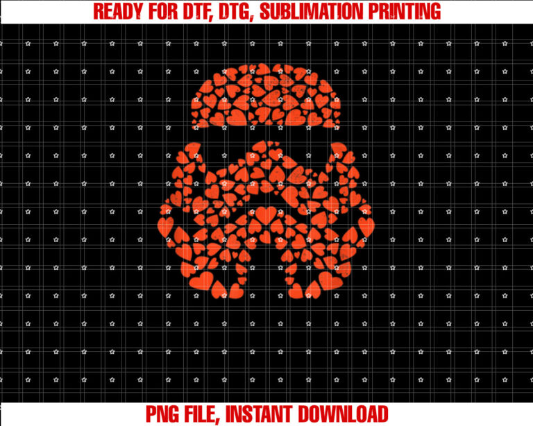 Star Wars Valentines Day Stormtrooper Mini Hearts T-shirt