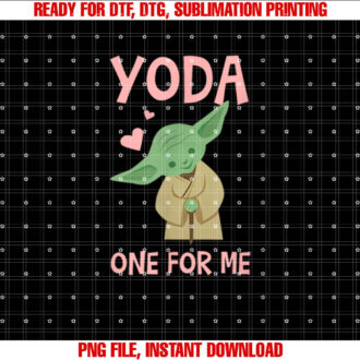 Star Wars Valentines Day Yoda One For Me V1 T-shirt