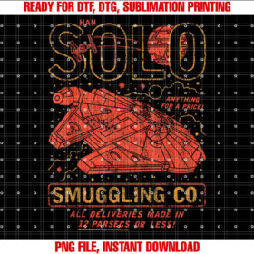 Star Wars Vintage Han Solo Smuggling Co Disney T-shirt