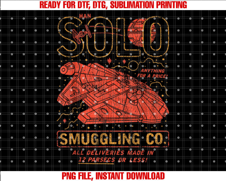 Star Wars Vintage Han Solo Smuggling Co Disney T-shirt