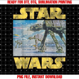 Star Wars Vintage Imperial Atat Battle of Hoth T-shirt