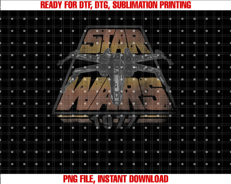 Star Wars XWing 1977 Vintage Retro C1 Disney T-shirt