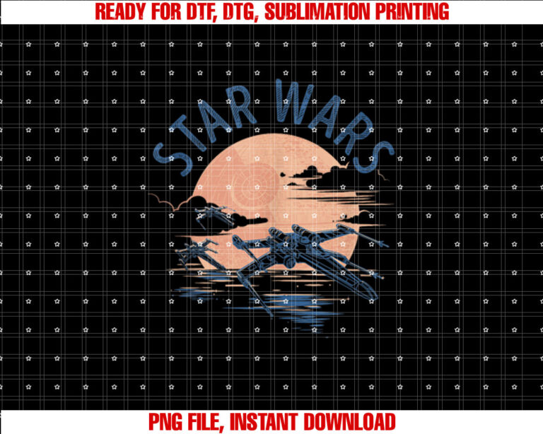 Star Wars XWing Sunset T-shirt
