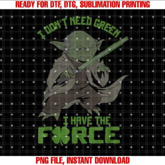 Star Wars Yoda I Dont Need Green Funny St Patricks Day T-shirt