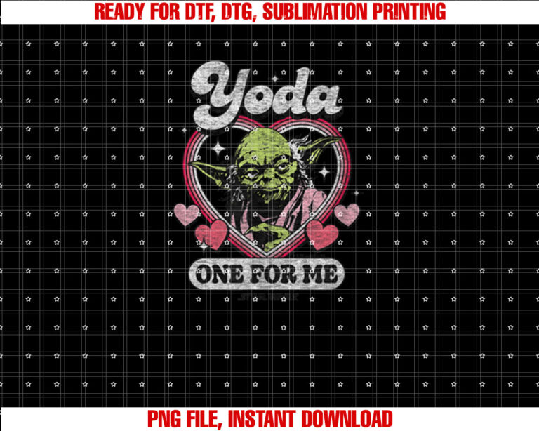 Star Wars Yoda One For Me Funny Valentines Day Pun T-shirt