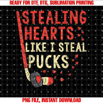 Stealing Heart Like I Steal Pucks Valentines Day Hockey T-shirt