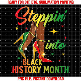 Stepping Into History Month Girl High Heels T-shirt