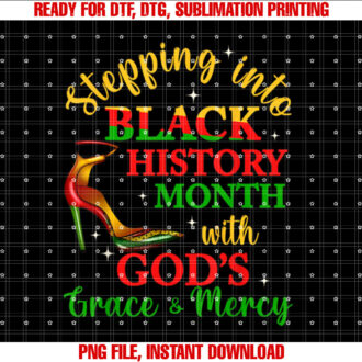 Stepping Into History Month With Gods Christian Girls T-shirt