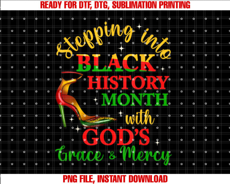 Stepping Into History Month With Gods Christian Girls T-shirt