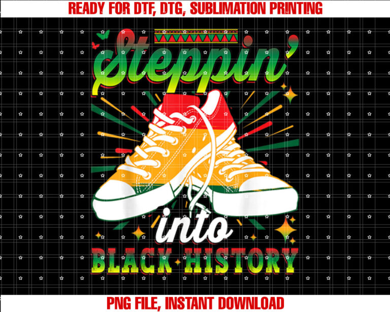 Stepping into History Month Pride African American T-shirt