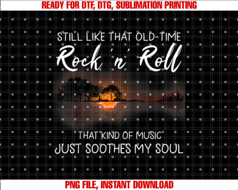 Still Like That Old Time Rock n Roll Music Guitar Hippie T-shirt