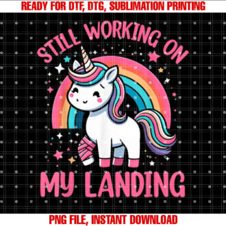 Still Working On My Landing Injury Broken Arm Cute Unicorn T-shirt