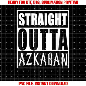 Straight Outta Askaban Funny Graphic T-shirt