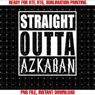 Straight Outta Askaban Funny Graphic T-shirt