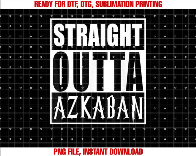 Straight Outta Askaban Funny Graphic T-shirt