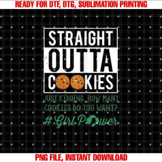 Straight Outta Cookies Girls Cookie Dealer Scouting Scout T-shirt