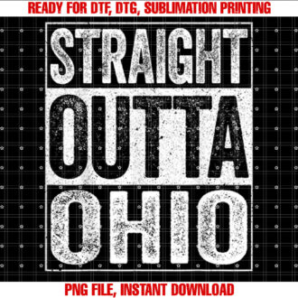 Straight Outta Ohio OH State T-shirt