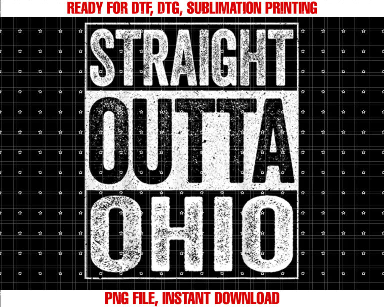 Straight Outta Ohio OH State T-shirt