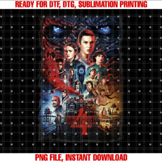 Stranger Things 4 Full Cast T-shirt