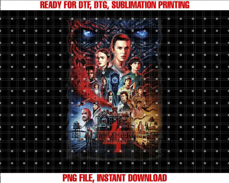 Stranger Things 4 Full Cast T-shirt