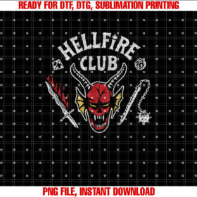 Stranger Things 4 Hellfire Club Skull Weapons T-shirt