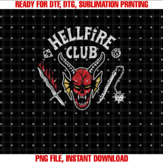 Stranger Things 4 Hellfire Club Skull Weapons T-shirt
