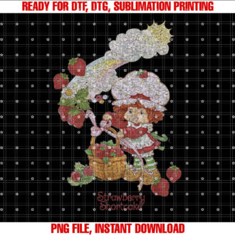 Strawberry Shortcake Rainbow Full Berry Basket T-shirt
