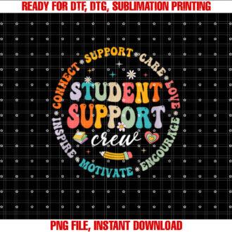 Student Support Crew School Counselor Student Services Squad T-shirt