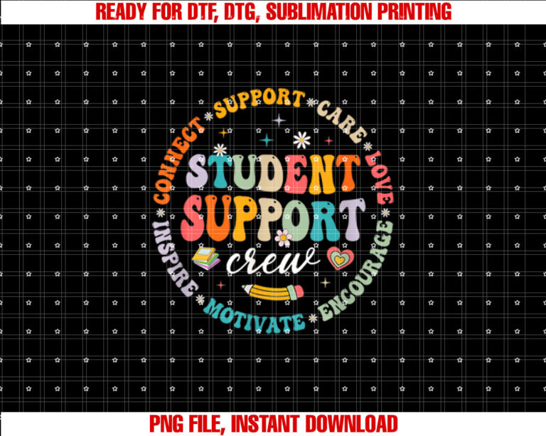 Student Support Crew School Counselor Student Services Squad T-shirt