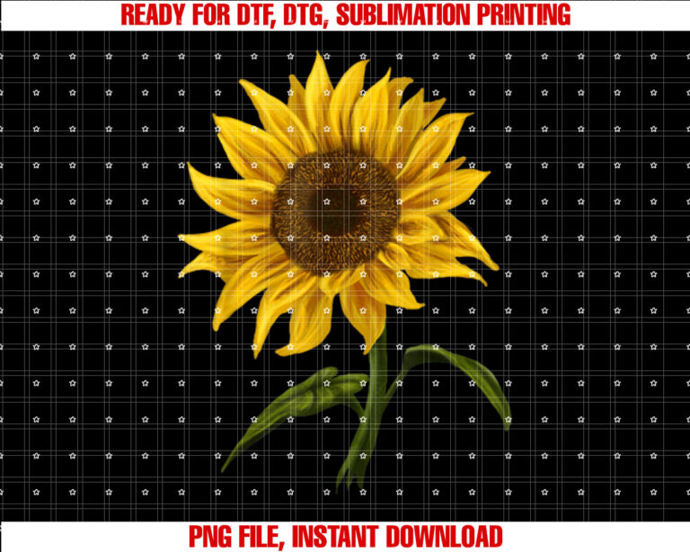 Sunflower Sunshine Floral Watercolor Flower T-shirt
