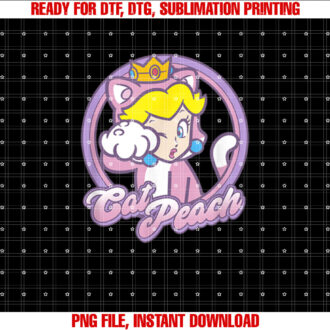 Super Mario 3D World Bowsers Fury Peach Cat Princess Paw T-shirt