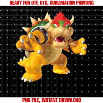 Super Mario Bowser 3D T-shirt