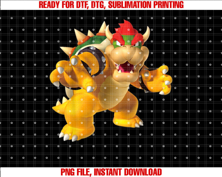 Super Mario Bowser 3D T-shirt