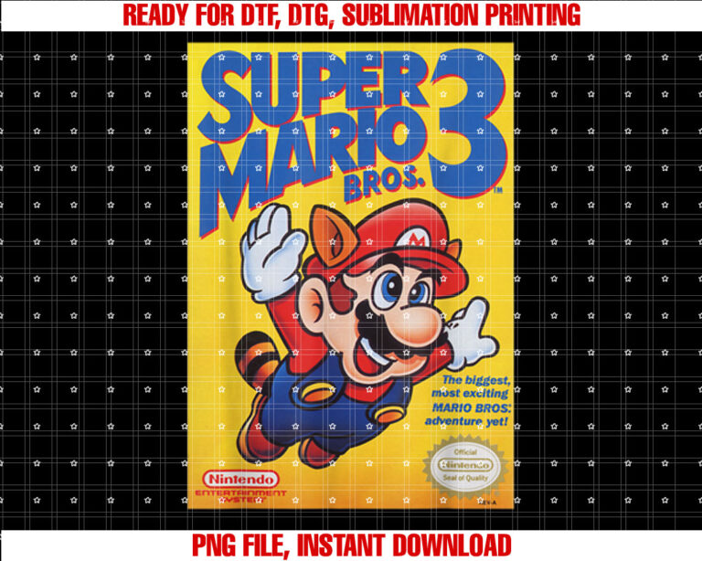 Super Mario Bros 3 Flying Raccoon Mario T-shirt