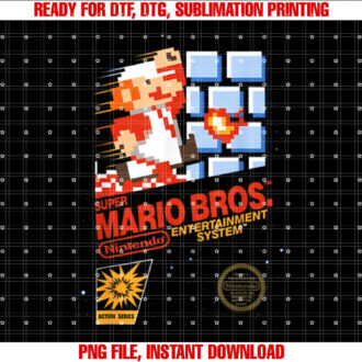 Super Mario Dashin Action Graphic Classic T-shirt