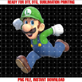 Super Mario Luigi 3d T-shirt