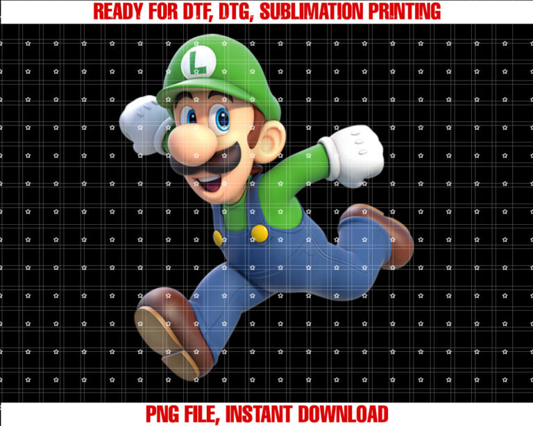 Super Mario Luigi 3D T-shirt