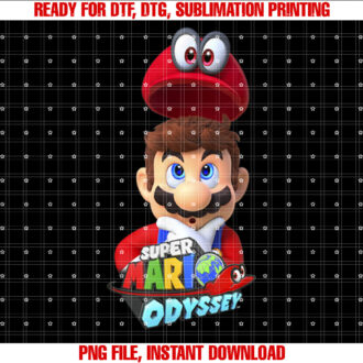 Super Mario Odyssey Game Cappy Mario Graphic T-shirt