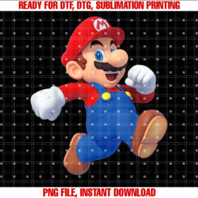 Super Mario Running Mario 3d T-shirt
