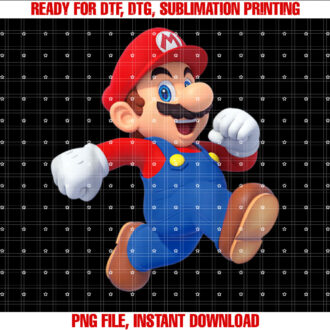 Super Mario Running Mario 3D T-shirt