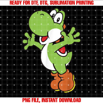 Super Mario Yoshi Classic Jump Portrait T-shirt