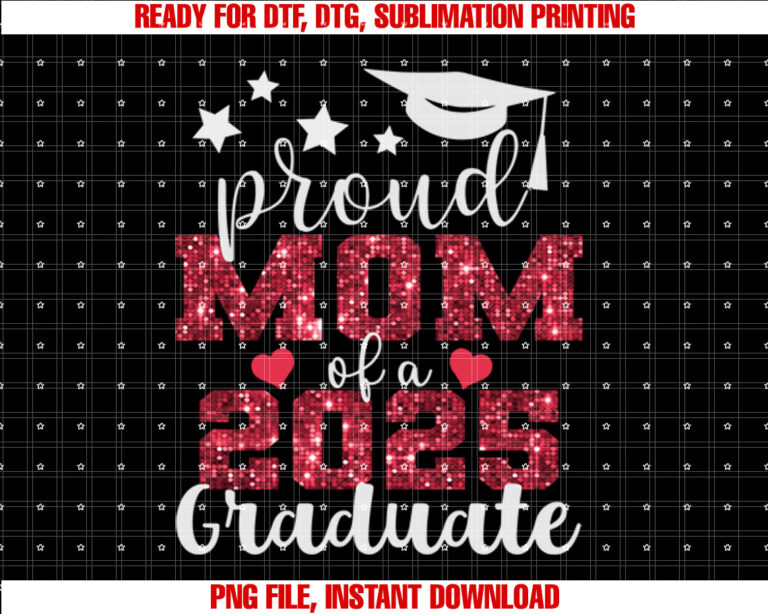 Super Proud Mom of 2025 Graduate Awesome Family College T-shirt