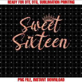 Sweet Sixn 16th Birthday Girl 16 Years Old  for Girl T-shirt