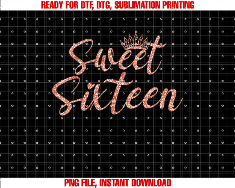 Sweet Sixteen 16th Birthday Girl 16 Years Old Tee for Girl T-shirt