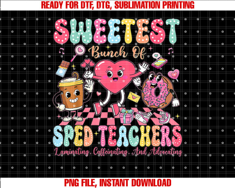 Sweetest Bunch Of SPED Teachers Valentines Day SPED Squad T-shirt