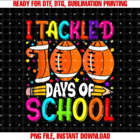 Tackled 100 Days Basketball Kids Costume 100th Day of School T-shirt