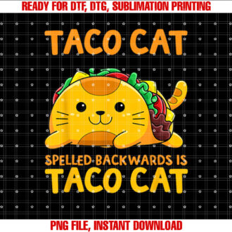 Tacocat Spelled Backwards Taco Cat Cinco De Mayo T-shirt