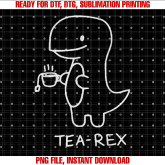 Tea Rex Funny Tee For Tea Drinkers And Dinosaur Lovers T-shirt